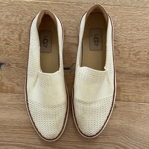 UGG Cream Slip-On Loafers